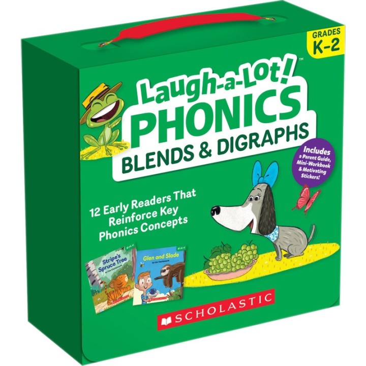 Scholastic Teaching Solutions Laugh-A-Lot Phonics: Blends & Digraphs (Parent Pack)