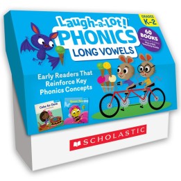 Scholastic Teaching Solutions Laugh-A-Lot Phonics: Long Vowels (Classroom Set)