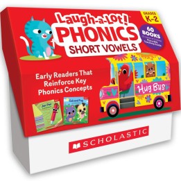 Scholastic Teaching Solutions Laugh-A-Lot Phonics: Short Vowels (Classroom Set)
