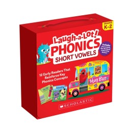 Scholastic Teaching Solutions Laugh-A-Lot Phonics: Short Vowels (Parent Pack)