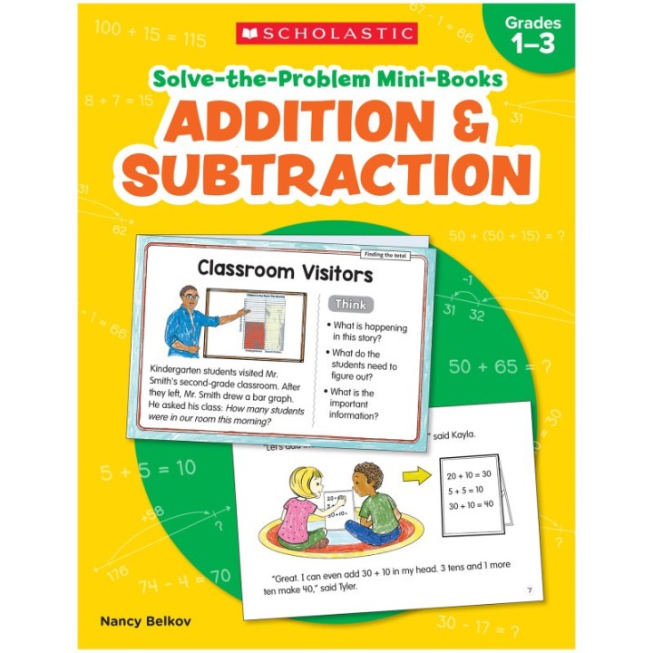 Scholastic Teaching Solutions Solve-the-Problem Mini Books: Addition & Subtraction