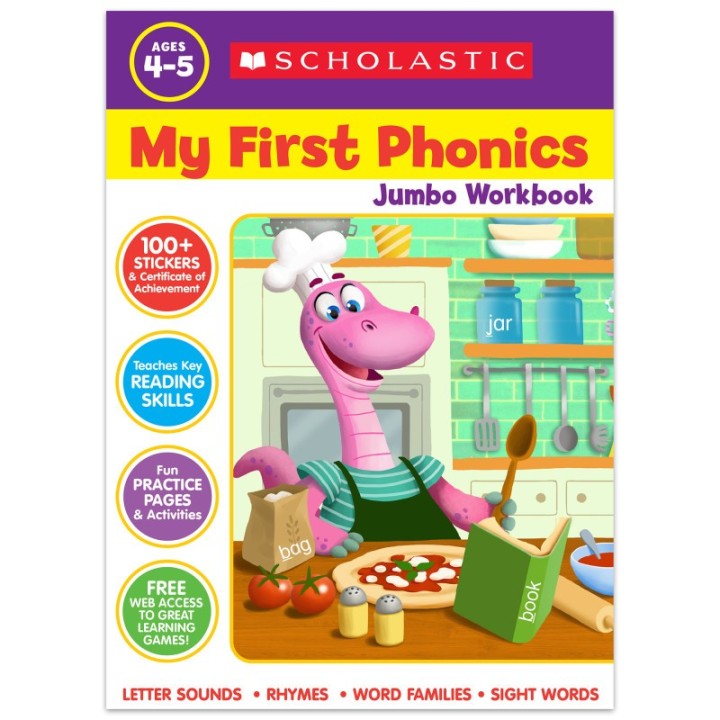 Scholastic Teaching Solutions My First Phonics Jumbo Workbook