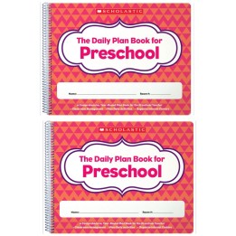 Scholastic Teaching Solutions The Daily Plan Book for Preschool, Pack of 2