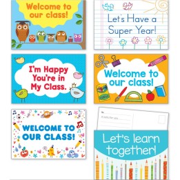 Scholastic Teaching Solutions Back-to-School Postcards, Pack of 36