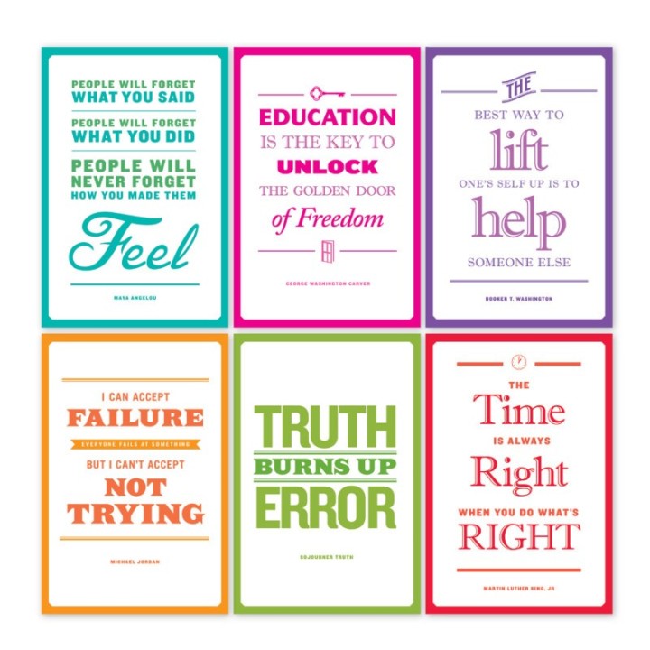 Scholastic Teaching Solutions Inspirational African American Quotes Bulletin Board