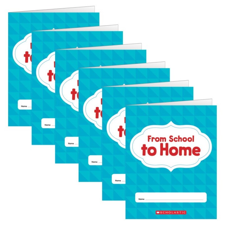 Scholastic Teaching Solutions From School to Home Folder, Pack of 6