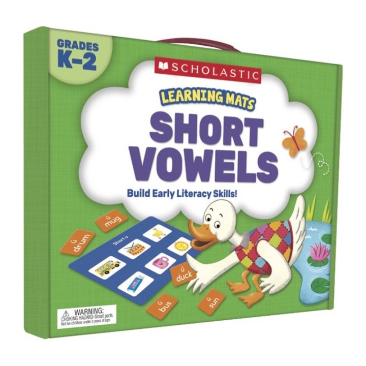 Scholastic Learning Mats: Short Vowels, Grades K-2