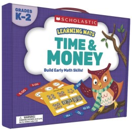 Scholastic Teaching Solutions Learning Mats: Time & Money, Grades K-2