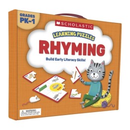 Scholastic Learning Puzzles: Rhyming, Grades PK-1