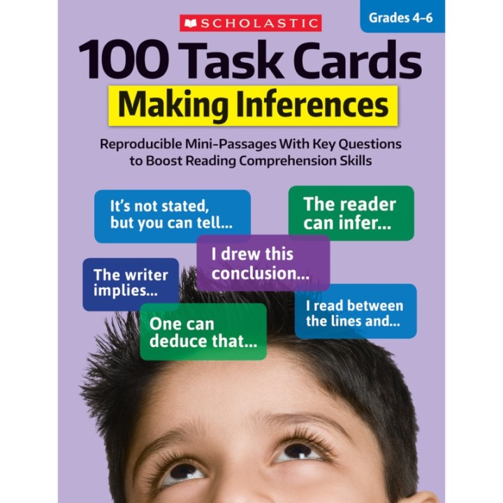 Scholastic Teaching Solutions 100 Task Cards: Making Inferences