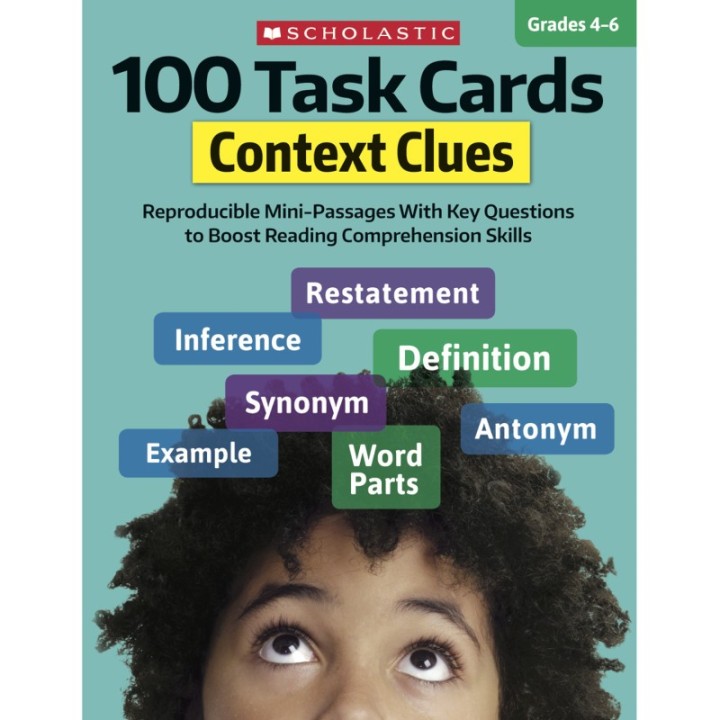 Scholastic Teaching Solutions 100 Task Cards: Context Clues