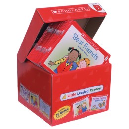 Scholastic Teaching Solutions Little Leveled Readers Book: Level B Box Set, 5 Copies of 15 Titles