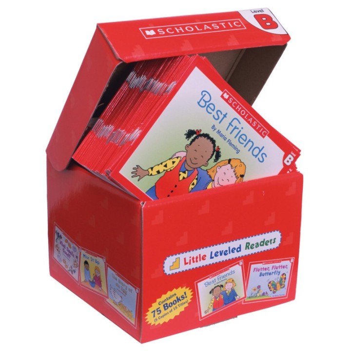 Scholastic Teaching Solutions Little Leveled Readers Book: Level B Box Set, 5 Copies of 15 Titles