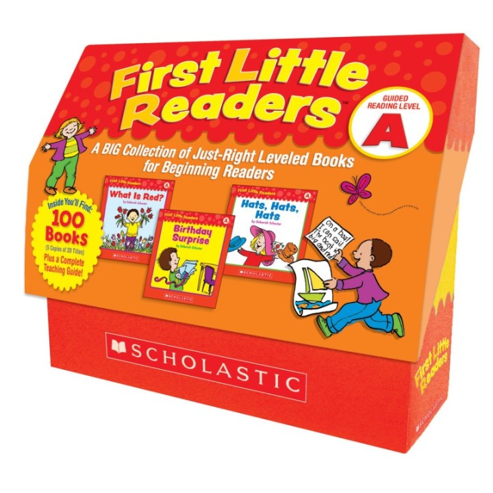 Scholastic Teaching Solutions First Little Readers Books, Guided Reading Level A, 5 Copies of 20 Titles