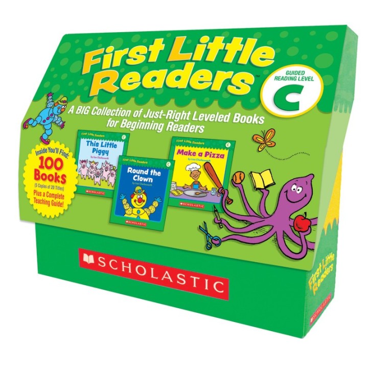 Scholastic Teaching Solutions First Little Readers Books, Guided Reading Level C, 5 Copies of 20 Titles