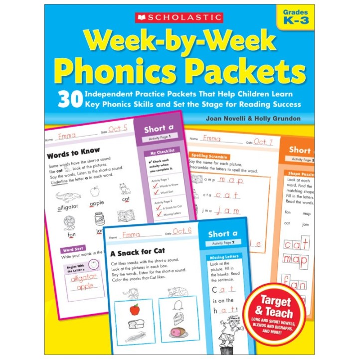 Scholastic Teaching Solutions Week-By-Week Phonics Packets