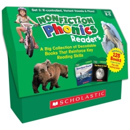 Scholastic Teaching Solutions Nonfiction Phonics Readers: R-controlled, Variant Vowels & More, Multiple-Copy Set, 125 Books