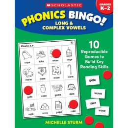 Scholastic Teaching Solutions Phonics Bingo: Long & Complex Vowels Activity Book