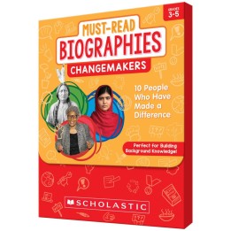 Scholastic Teaching Solutions Must Read Biographies Changemakers