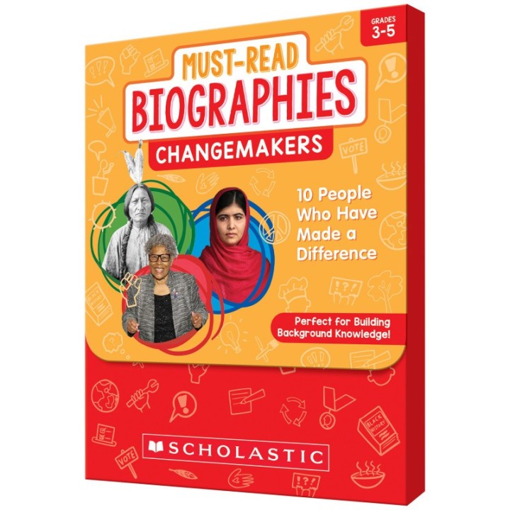 Scholastic Teaching Solutions Must Read Biographies Changemakers