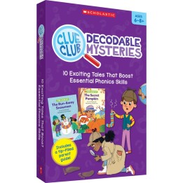 Scholastic Teaching Solutions Clue Club Decodable Mysteries, Single-Copy Set, 10 Books