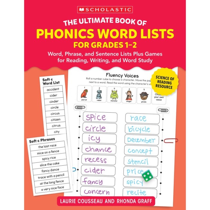 Scholastic Teaching Solutions The Ultimate Book of Phonics Word Lists: Grades 1-2