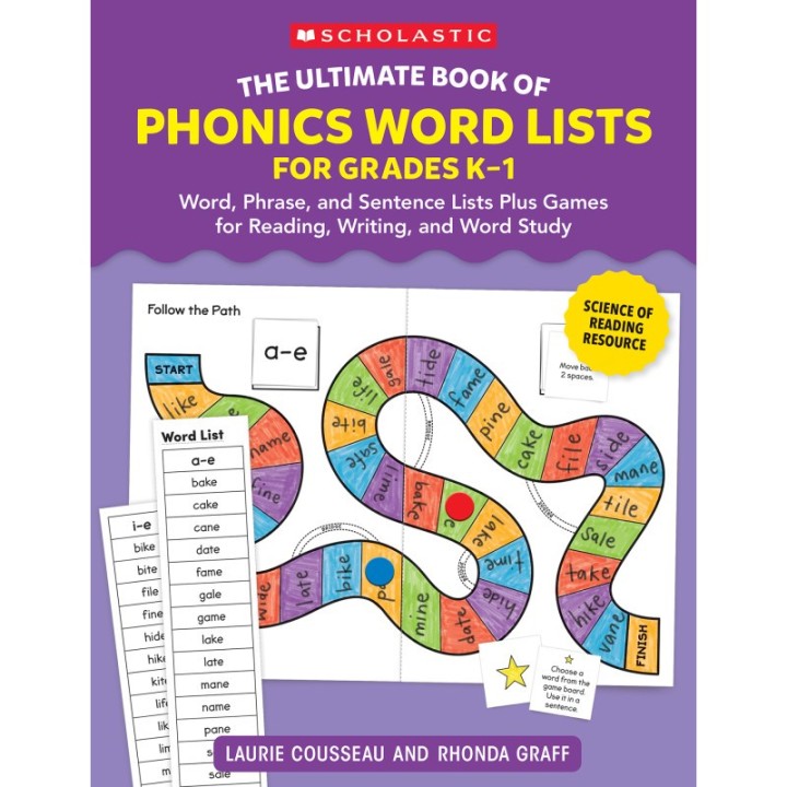 Scholastic Teaching Solutions The Ultimate Book of Phonics Word Lists: Grades K-1