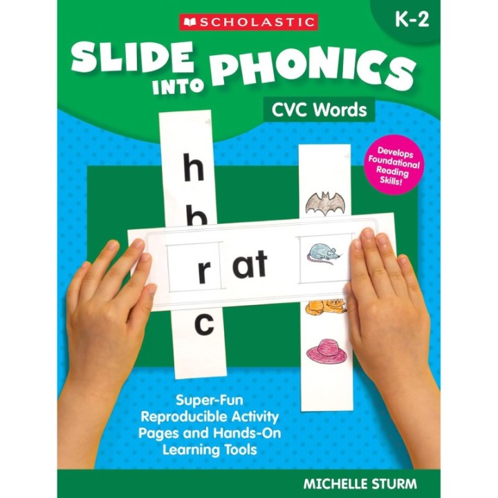 Scholastic Teaching Solutions Slide Into Phonics: CVC Words Activity Book