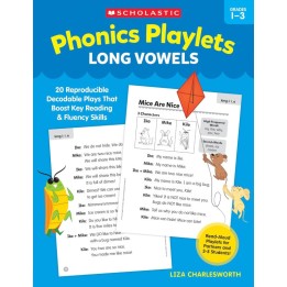 Scholastic Teaching Solutions Phonics Playlets: Long Vowels Activity Book