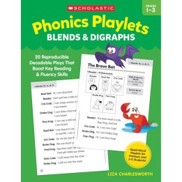 Scholastic Teaching Solutions Phonics Playlets: Blends & Digraphs Activity Book