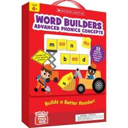 Scholastic Teaching Solutions Little Red Tool Box: Word Builders Phonics Tiles: Advanced Phonics Concepts