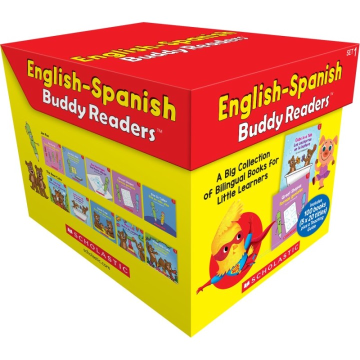 Scholastic Teaching Solutions English-Spanish Buddy Readers: Set 1, Multiple-Copy Set, 100 Books