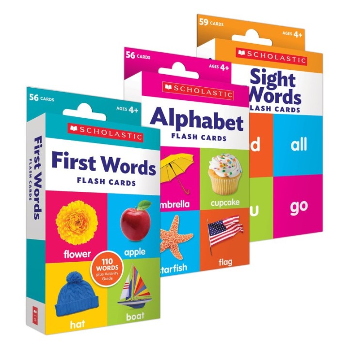 Scholastic Teaching Solutions Flash Cards: Language Set 1, 3 Sets