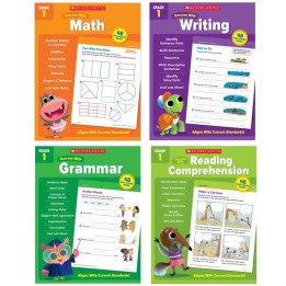 Scholastic Teaching Solutions Scholastic First Grade Success Workbooks, 4 Book Set