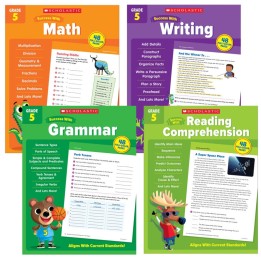 Scholastic Teaching Solutions Scholastic Fifth Grade Success Workbooks, 4 Book Set