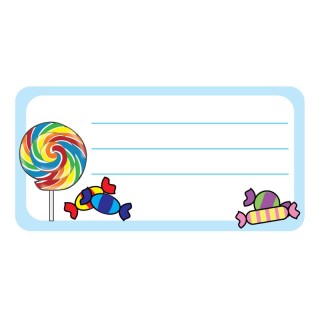 Creative Shapes Etc. Candy Nametags, Pack of 36