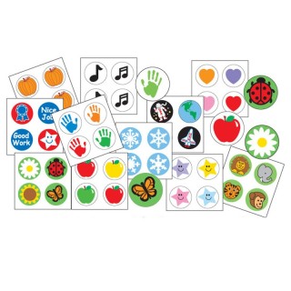 Creative Shapes Etc. 2880ct Incentive Stickers Seasonal Pack