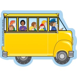Creative Shapes Etc. Creative Shapes Notepad, Bus with Kids, Mini
