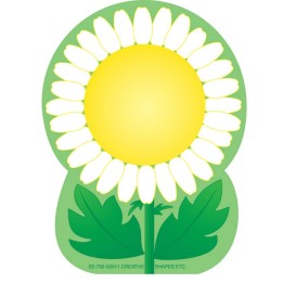 Creative Shapes Etc. Creative Shapes Notepad, Daisy, Mini