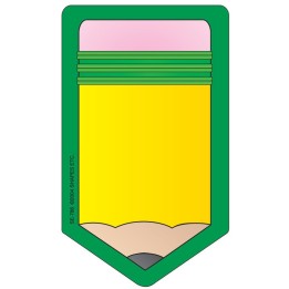 Creative Shapes Etc. Creative Shapes Notepad, Pencil, Mini, Pack of 3