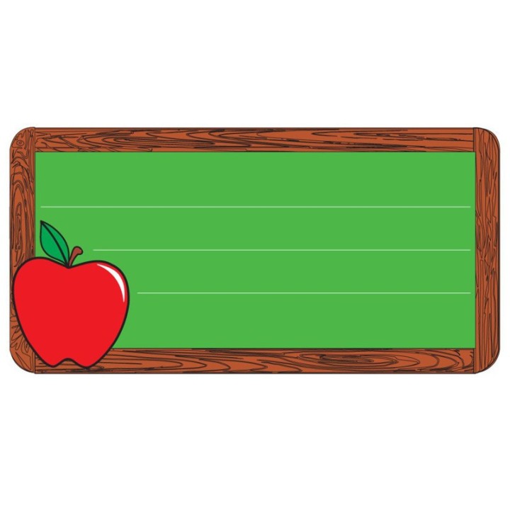 Creative Shapes Etc. Chalkboard Nametags, 1-5/8" x 3-1/4" , Pack of 36