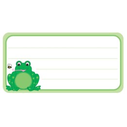 Creative Shapes Etc. Frog Nameplates, 1-5/8" x 3-1/4" , Pack of 36