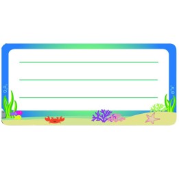 Creative Shapes Etc. Under the Sea Nametags, 1-5/8" x 3-1/4" , Pack of 36