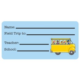 Creative Shapes Etc. Field Trip Nametags, 1-5/8" x 3-1/4" , Pack of 36