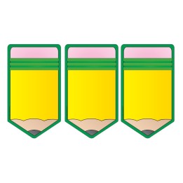 Creative Shapes Etc. Notepad, Pencil, Large, 50 Sheets, Pack of 6