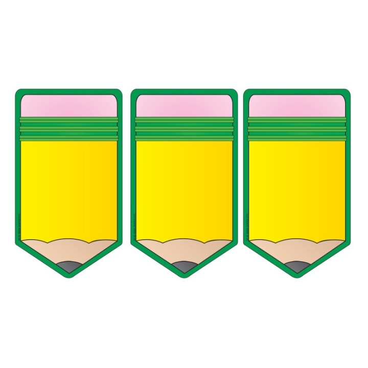 Creative Shapes Etc. Notepad, Pencil, Large, 50 Sheets, Pack of 6