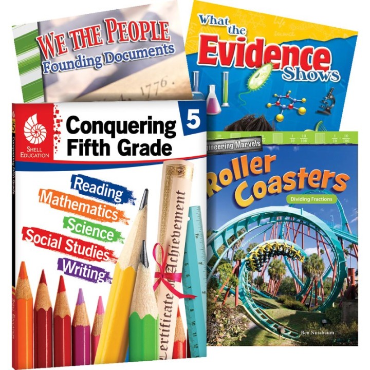 Shell Education Conquering Fifth Grade, 4-Book Set