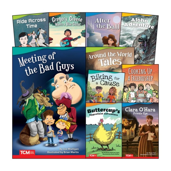 Teacher Created Materials Literary Text Grade 4 Set 1: 10-Book Set