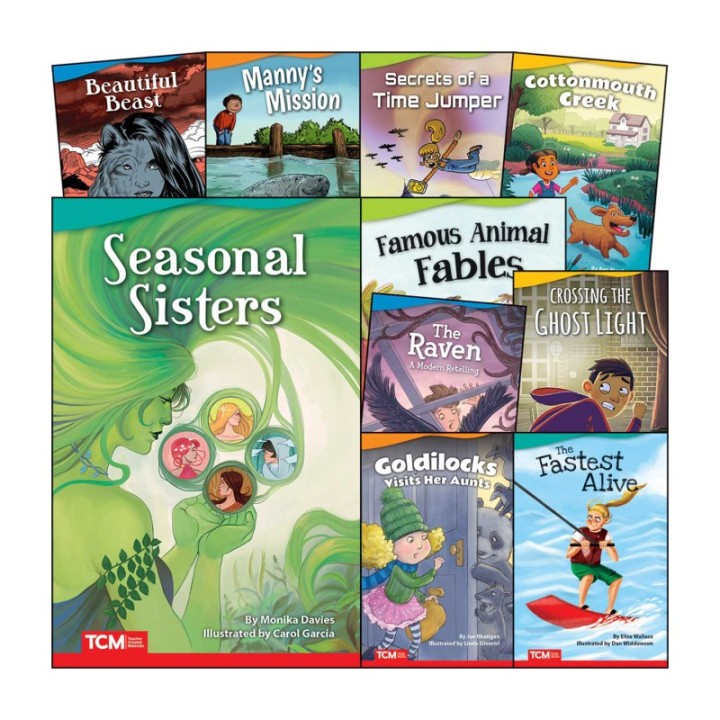 Teacher Created Materials Literary Text Grade 4 Set 2: 10-Book Set