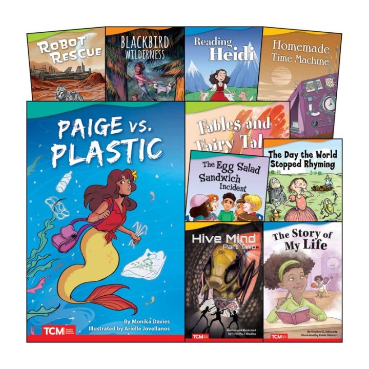 Teacher Created Materials Literary Text Grade 5 Set 2: 10-Book Set